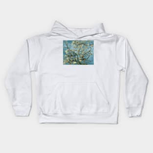 Van Gogh's Blossoming Almond Tree Grunge Kids Hoodie